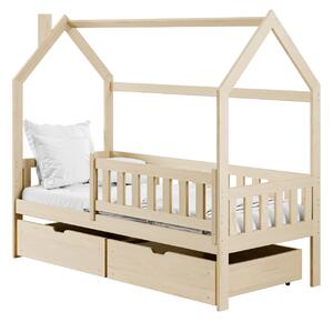 Legno Dětská postel ve tvaru domku Natka borovice Rozměr (cm): 80x180