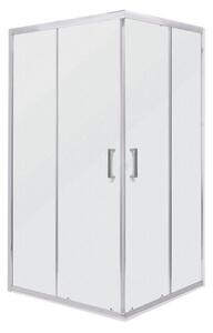 Novoterm Čtvercový sprchový kout NV-Malibu SQ 70x70 chrom/textura - bez vaničky