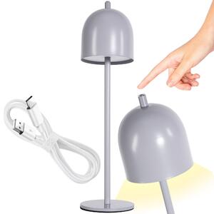 Toolight Toolight, bezdrátová noční USB lampa APP1362-T, šedá matná, OSW-08625