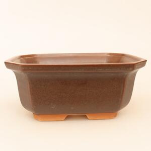 E-bonsai Keramická Miska 15 x 12 x 7 cm hnědá