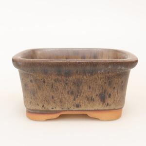 E-bonsai Keramická Miska 9 x 6,5 x 4,5 cm hnědá