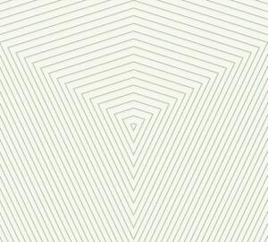Vliesová tapeta na zeď Daniel Hechter 6 37522-2 | 0,53 x 10,05 m | bílá, metalická | A.S. Création