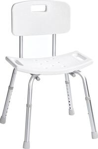 Ridder Židle s opěradlem, nastavitelná výška, bílá A00602101