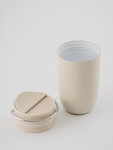 Sada 2 EQUA produktů Cup Grey 300 ml termohrnek z nerezové oceli + Classy Snow White 680 ml ekologická termo lahev na pití z nerezové oceli