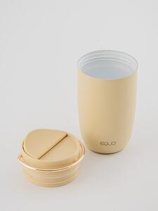 Sada 2 EQUA produktů Cup Butter 300 ml termohrnek z nerezové oceli + Infinity 550 ml ekologická skleněná lahev se silikonovými prvky