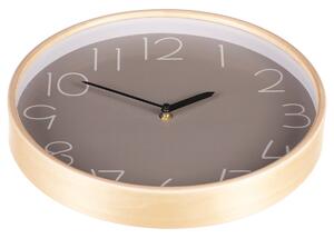 Nástěnné hodiny Simplex šedá, pr. 32 cm, MDF