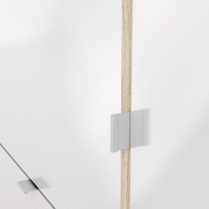 Botník Flap 008 3KL1D dub sonoma/bílý lesk Nábytek | Předsíňový nábytek | Botníky