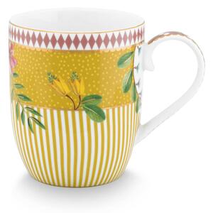 Pip Studio hrneček La Majorelle žlutý, 145 ml
