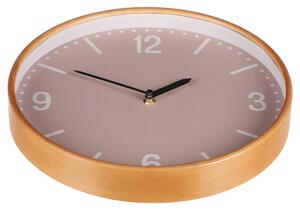 Nástěnné hodiny Simplex béžová, pr. 32 cm, MDF