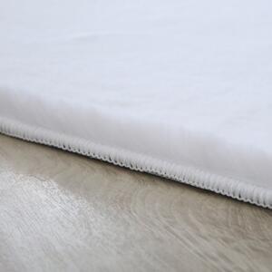 Vopi | Kusový koberec kruh Pouffy 5100 white - Kruh 120 cm průměr