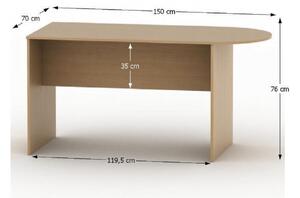 Zasedací stůl s obloukem 150, buk, TEMPO ASISTENT 2 NEW 022