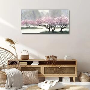 Obraz na plátně Obraz na plátně Zimní sníh strom květy