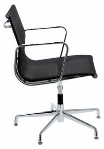 Židle kancelářská CH1108 černá síťovina chrom inspirovaná EA108