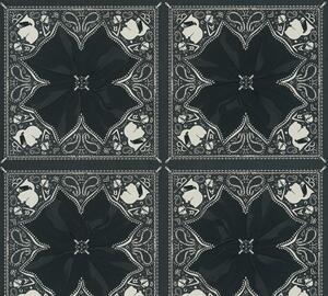 A.S. Création | Vliesová tapeta na zeď Karl Lagerfeld 37845-2 | 0,53 x 10,05 m | bílá, černá