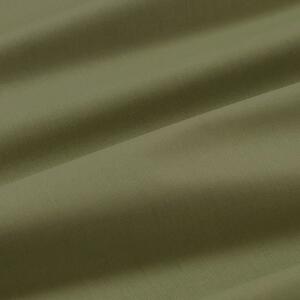 Goldea běhoun na stůl 100% bavlněné plátno - olivový 35x160 cm