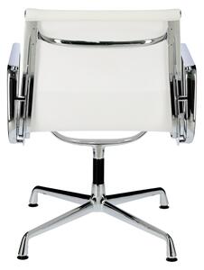 Židle kancelářská CH1108 bílá síťovina chrom inspirovaná EA108