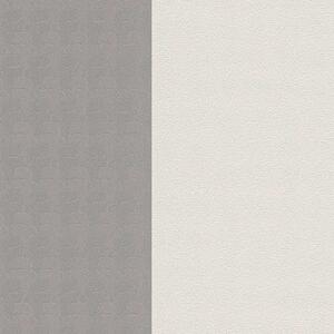 A.S. Création | Vliesová tapeta na zeď Karl Lagerfeld 37848-5 | 0,53 x 10,05 m | bílá, šedá