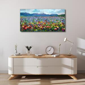 Obraz na plátně Obraz na plátně Moderní přírodní květiny