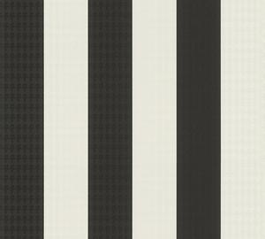 A.S. Création | Vliesová tapeta na zeď Karl Lagerfeld 37849-2 | 0,53 x 10,05 m | černá, krémová