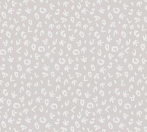 A.S. Création | Vliesová tapeta na zeď Karl Lagerfeld 37856-3 | 0,53 x 10,05 m | béžová, metalická, šedá
