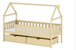Legno Dětská postýlka Demi borovice Rozměr (cm): 80x160