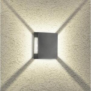 Brilagi - LED Venkovní nástěnné svítidlo QUADRAY LED/4W/230V antracit IP65