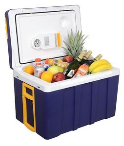 Chladící box pojízdný 60W/230/12V 50 l modrá/žlutá
