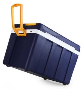 Chladící box pojízdný 60W/230/12V 50 l modrá/žlutá