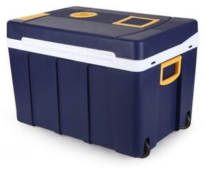 Chladící box pojízdný 60W/230/12V 50 l modrá/žlutá