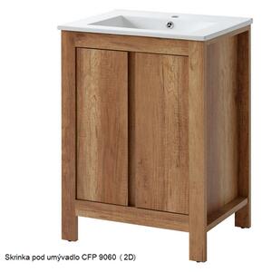Koupelnová sestava CLASSIC Oak Classic II: Skříňka pod umyvadlo 820/(ŠxVxH) 60 x 79 x 46 cm