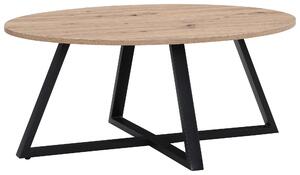 KONFERENČNÍ STOLEK, černá, dub artisan, kov, kompozitní dřevo, 90/70/39 cm Boxxx - Konferenční stolky, Online Only