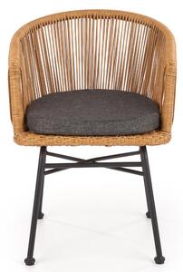 Jídelní židle SCK-400 přírodní/černá/šedá
