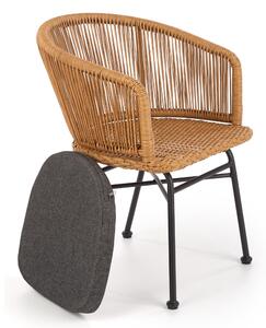 Jídelní židle SCK-400 přírodní/černá/šedá