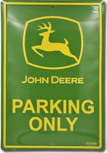 Plechová cedule John Deere Parking only 45 cm x 30 cm