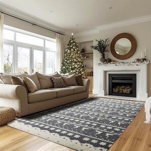Tutumi Plyšový koberec Clover Bergen Grey Rozměr (cm): 140 x 200