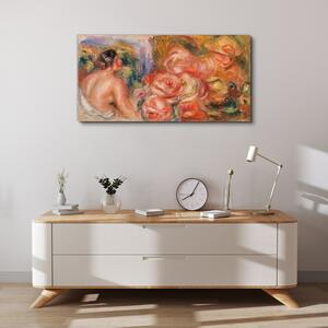 Obraz na plátně Obraz na plátně Abstrakce žena květiny