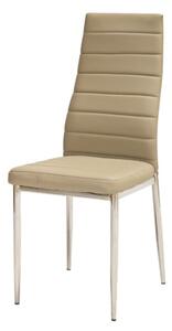 Jídelní židle SIGH-261 béžová/chrom