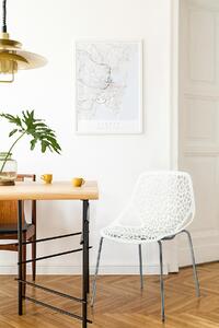 Židle Cepelia inspirovaná Caprice bílá