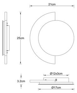 Globo 78393-12 - LED Nástěnné svítidlo ROJAS LED/12W/230V 3000K