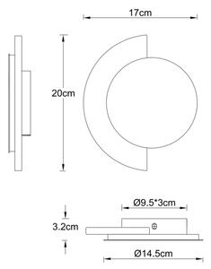 Globo 78393-8 - LED Nástěnné svítidlo ROJAS LED/8W/230V 3000K