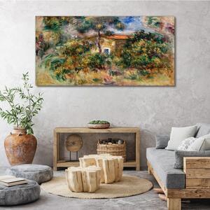 Obraz na plátně Obraz na plátně Dům domu keřů