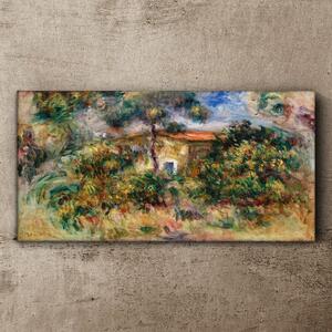 Obraz na plátně Obraz na plátně Dům domu keřů