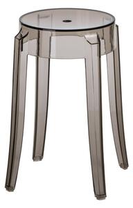 Židlička Duch 46 cm transparentní šedá