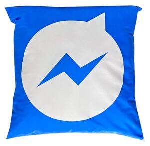 Povlak na polštář - Modré Messenger