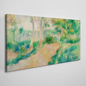 Obraz na plátně Obraz na plátně Abstrakce parku lesní tráva