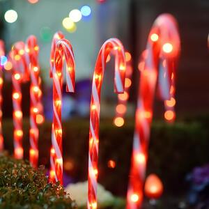 ACA Lighting Apostolidis Venkovní vánoční LED řetěz CANDY se zápichy X13401413