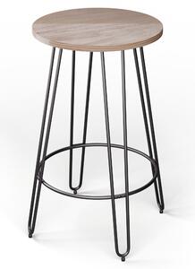 Blumfeldt Bistro stůl Hamilton Ø60cm Dřevěný ocelový rám