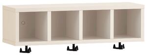 NÁSTĚNNÝ REGÁL, béžová, 59,8/59/13,5 cm MID.YOU - Online Only regály & police, Online Only