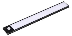 LED Solution Černé nábytkové LED svítidlo 30cm 1,5W s pohybovým čidlem 2959