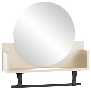 NÁSTĚNNÝ REGÁL, béžová, 59,8/59/13,5 cm MID.YOU - Online Only regály & police, Online Only